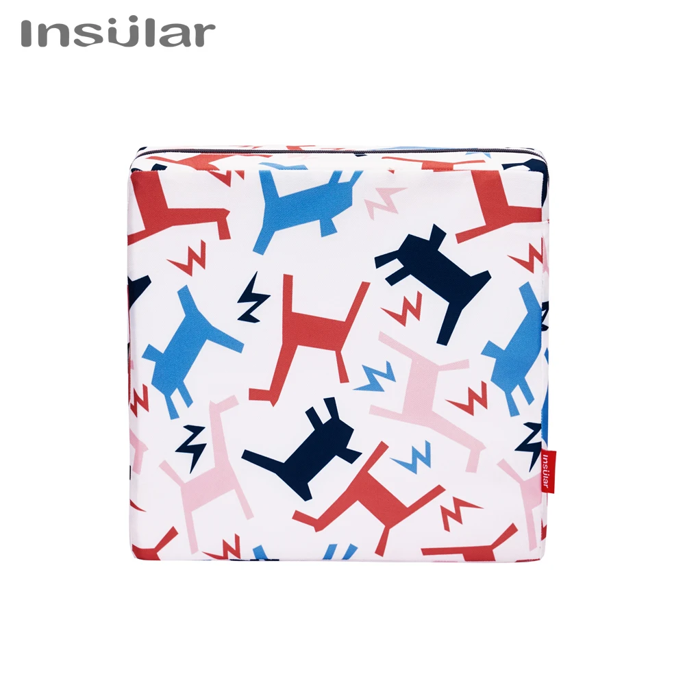 INSULAR Adjustable Dining Chair Booster Cushion Pad for Kids Toddlers Removable Washable High Chair Seat Pillow for Safe Feeding