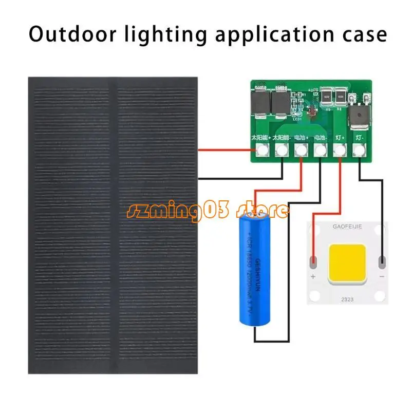 Pannello solare multifunzione H9EC 2pcs Modulo solare efficienza per attività esterna