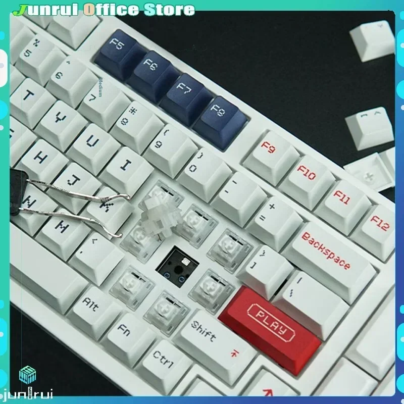 Imagem -05 - Akko Wireless Bluetooth Wired Rgb Teclado Hot-swappable E-sports Escritório Presente Gaming Mecânica Modos 2.4g 3098b