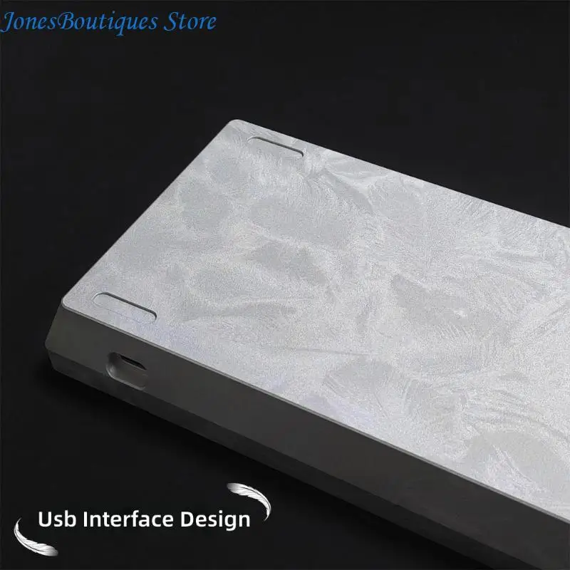 Aluminum Keyboard Case With Unique Texture Design For GH60 Customizable W8KE