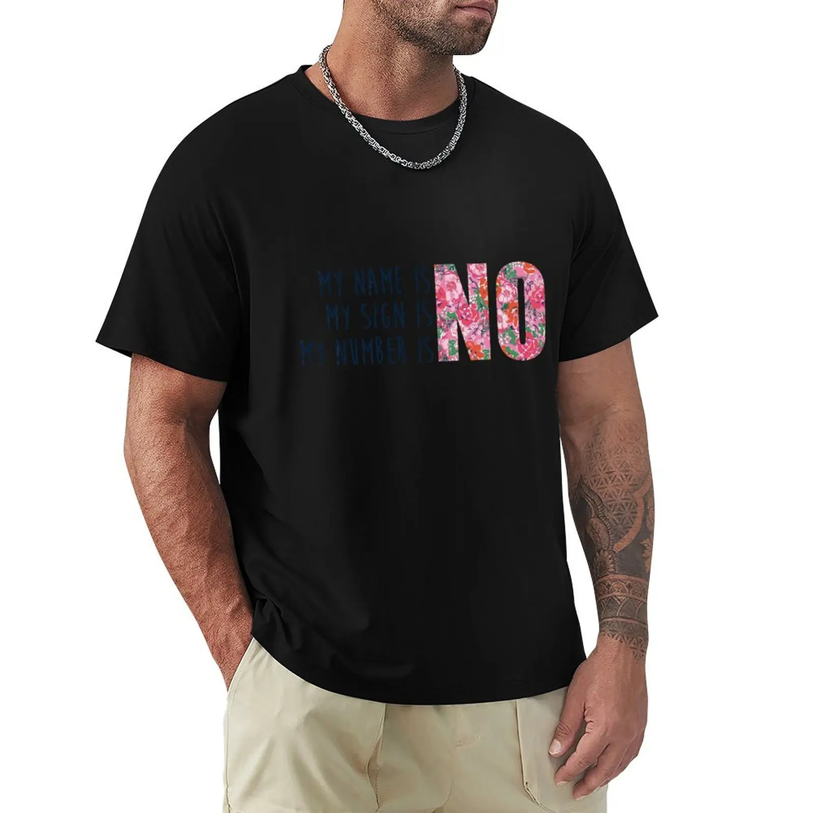 

my name is no T-Shirt vintage clothes vintage valentines clothes tshirts for men