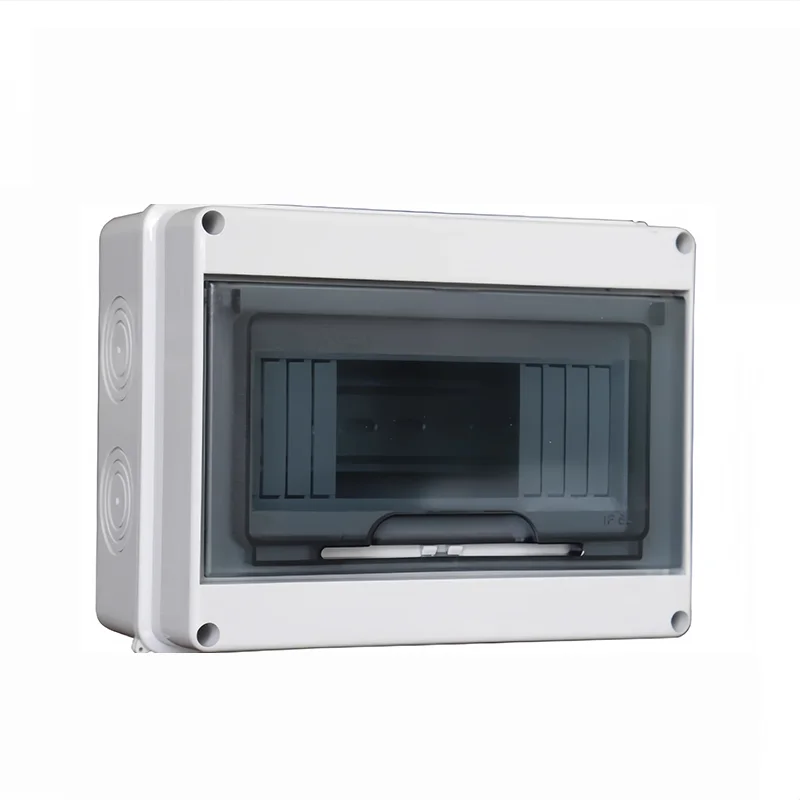 IP65 Eight Way Waterproof Distribution Box Circuit Breaker Junction Case Plastic Electrical Panels Connectors Terminals Boxes ﻿