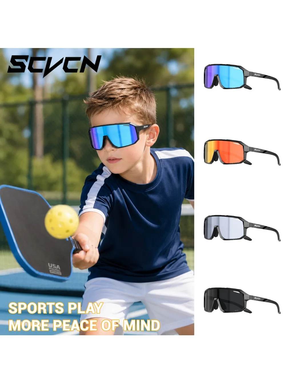 AliExpress SCVCN Boys Sports Sunglasses Bike Child Cycling Glasses for Kids UV400 Girls Small Size Glasses Fashion Outdoor Protection 2026