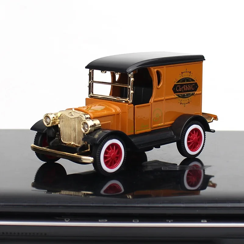 1pc Retro Alloy Car Model FT Vintage Car Metal Ford Car Gift for Boy Collection Toys