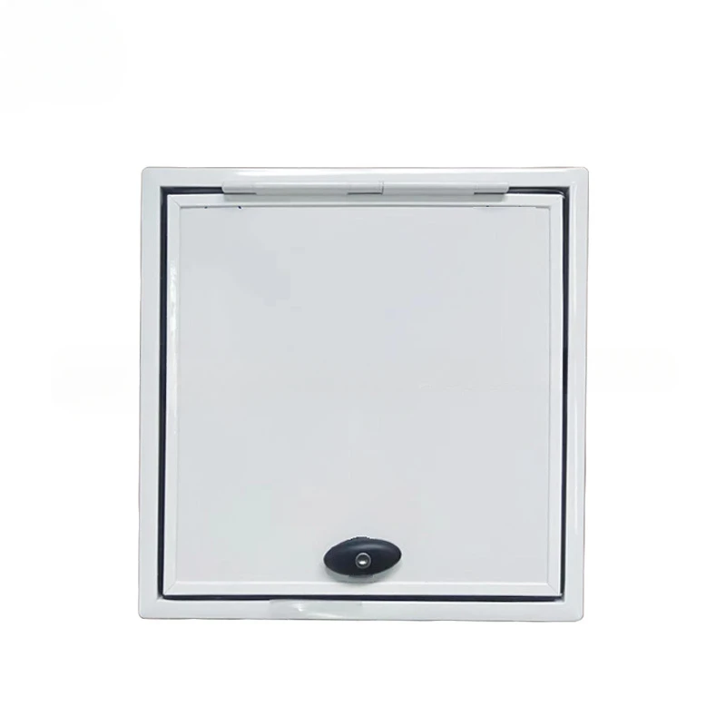 Aluminum alloy right-angle RV door, camper trailer storage door