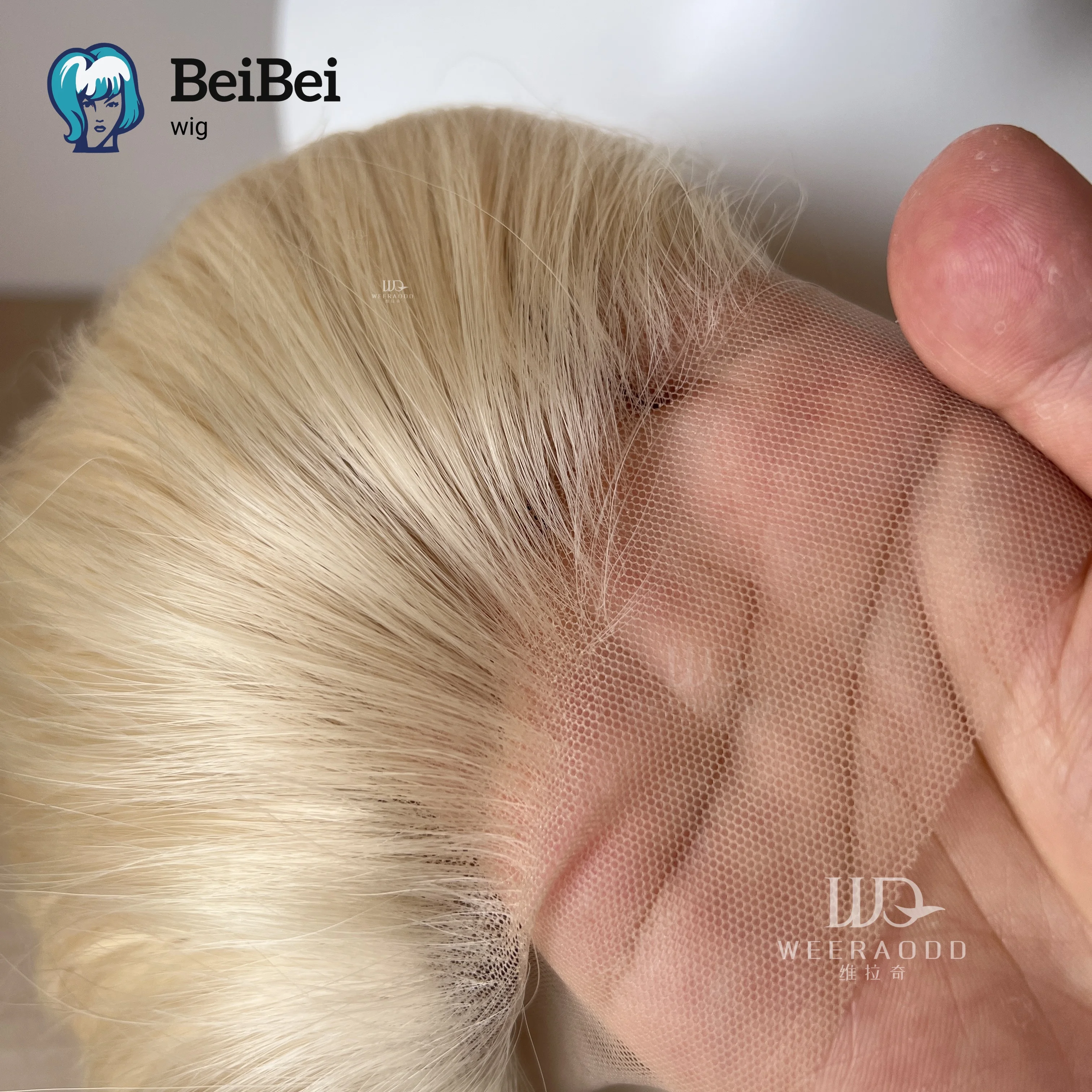 밝은 금발 짧은 8인치 13*4 레이스 프론트 가발 (남성용) 내열성 섬유 헤어 가발 쿨 헤어 코스프레용 합성 레이스 가발