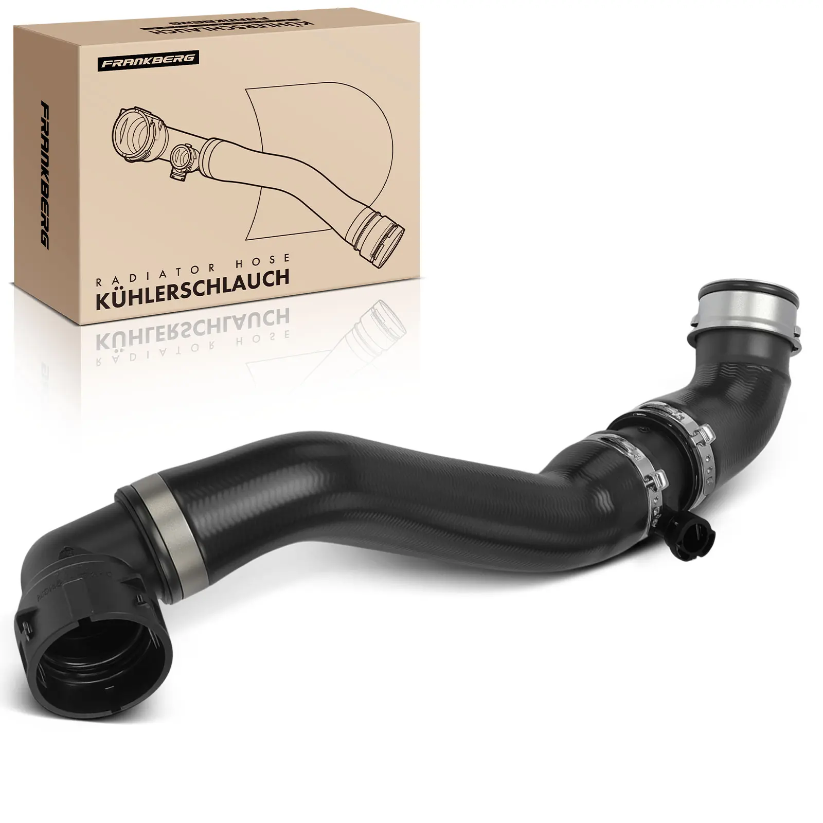 Frankberg 1x Radiatorslang Koelwaterslang voor Mercedes-Benz V222 W222 X222 3.0L 2225016691