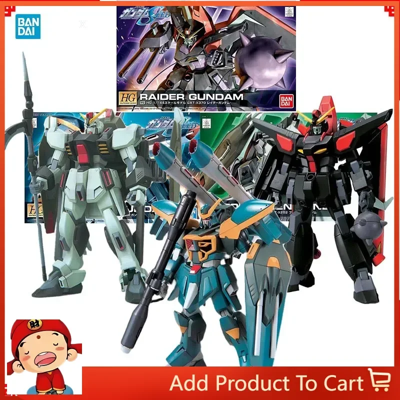 

Bandai Gundam Model Kit HG Seed Calamity Forbidden Raider Action Figure Gunpla Building Kit Anime Figures Toys for Boys Gift