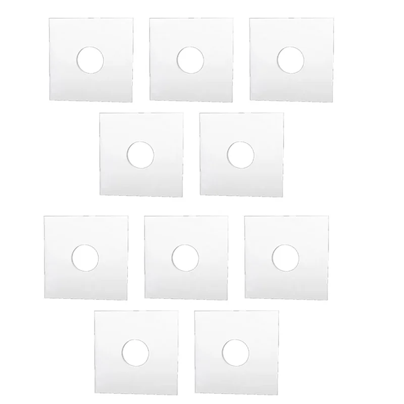 A95Q-10Pcs واقية لأكمام تسجيل الفينيل-ألبوم LP يغطي أكياس تخزين ورق الكرافت المركبة للفينيل
