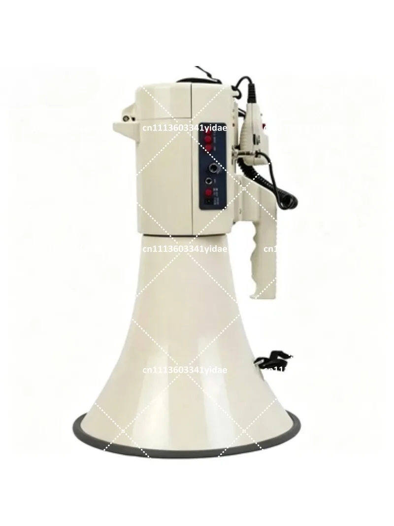 100W Portable Rechargeable Megaphone, Outdoor Handheld Amplifier Speaker, Public Address System with Voice Recorder