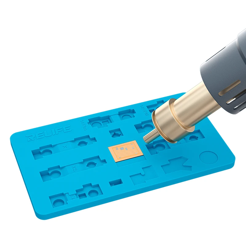 Mini insulation pad CPU IC BGA Reballing Pad CPU Fingerprint Face ID Cable soldering dissolder fixture for iPhone X to 14Pro Max