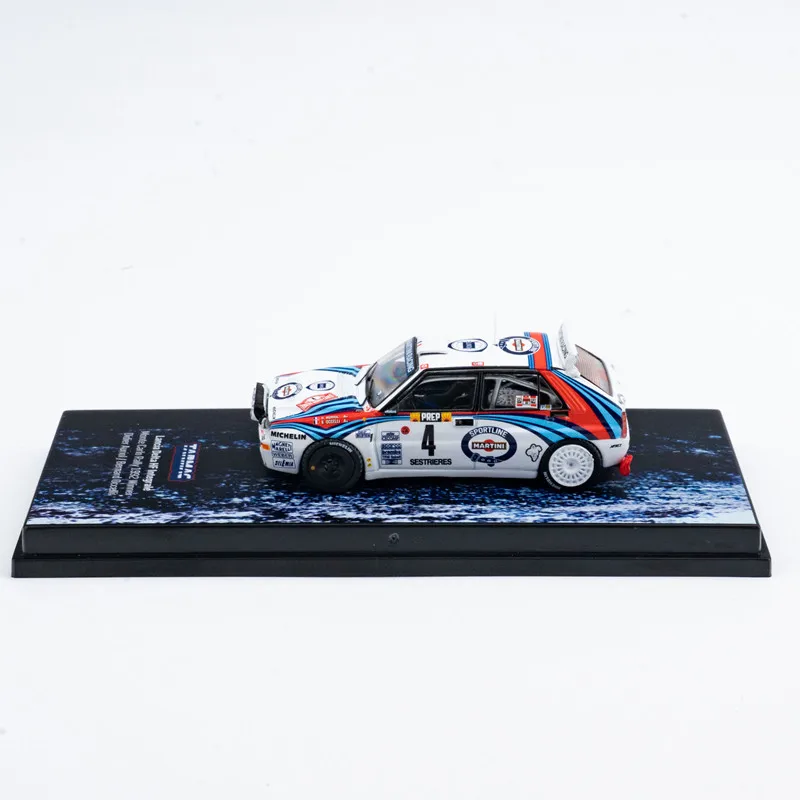 Diecast TW 1:64 Scale Lancia Delta HF Rally 1992 Winner Alloy Car Model