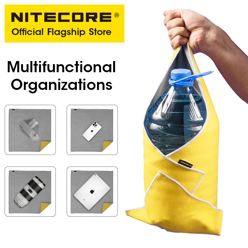 NITECORE Stick-it Wrapper Patch Cloth Multifunctional Organization Protect Cover For Camera Len ipad Phone for Canon Nikon Sony