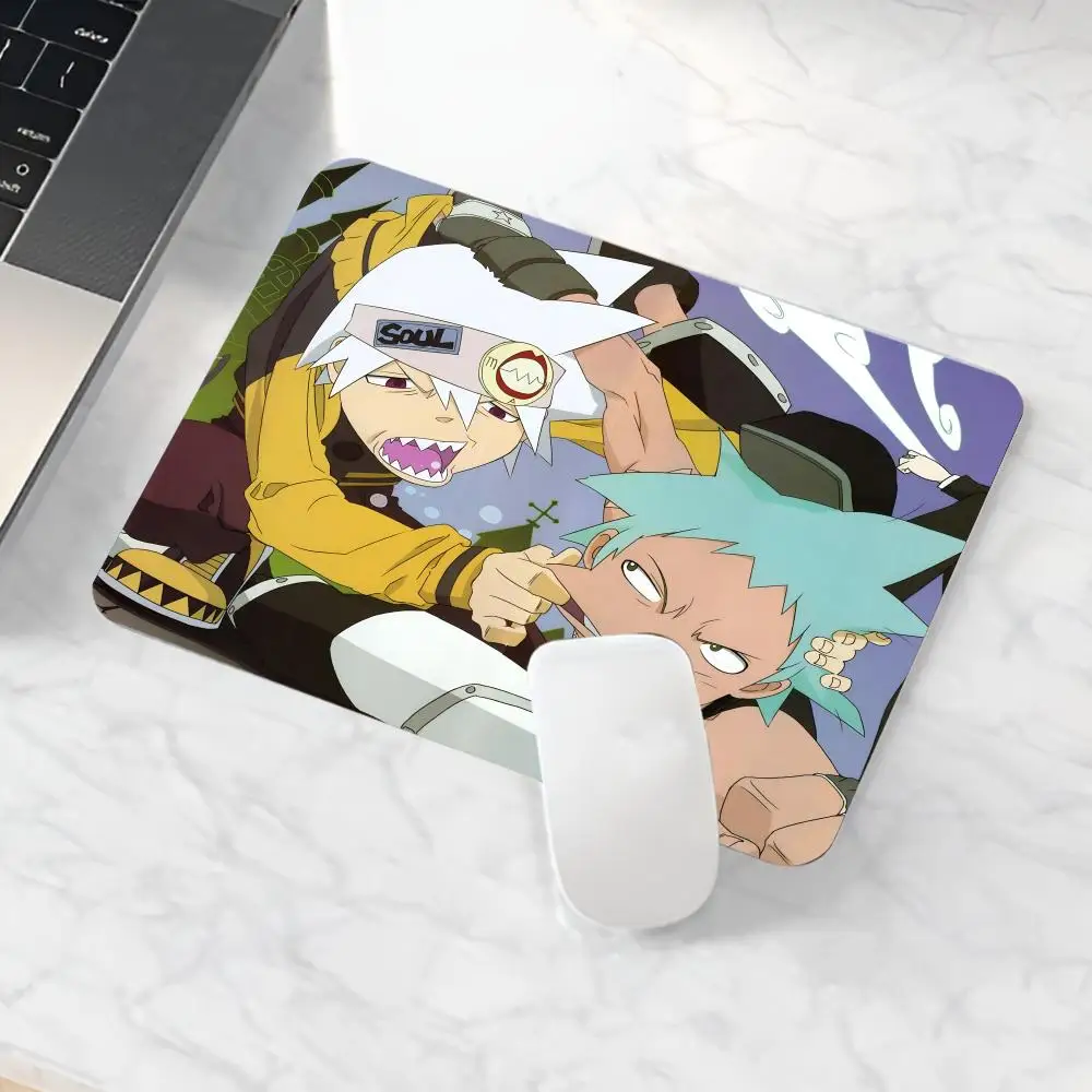 Anime S-Soul Eater Mouse Pad Game Mause Pads Laptops Small Wrist Protector Supplies Luxury Notebook Accessories