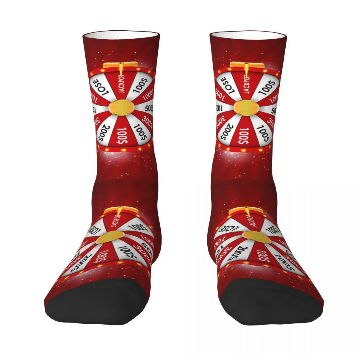 Wheel Of Fortune Sock Printed Man Polyester