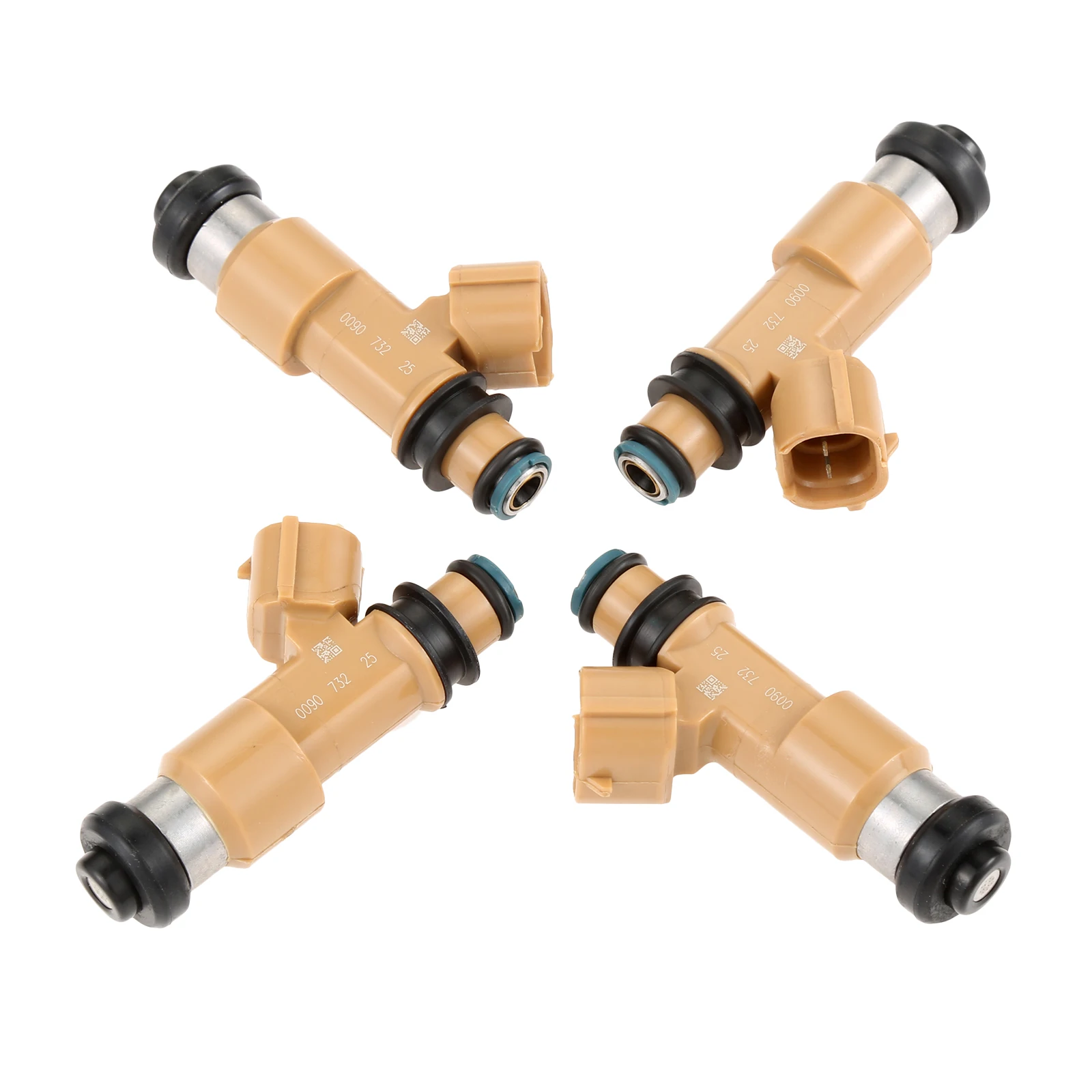 4Pcs Fuel Injectors for Subaru Forester Impreza Outback 2.5L WRX STI Legacy Mitsubishi Eclipse 16611-AA680 16611AA68B 16611AA730