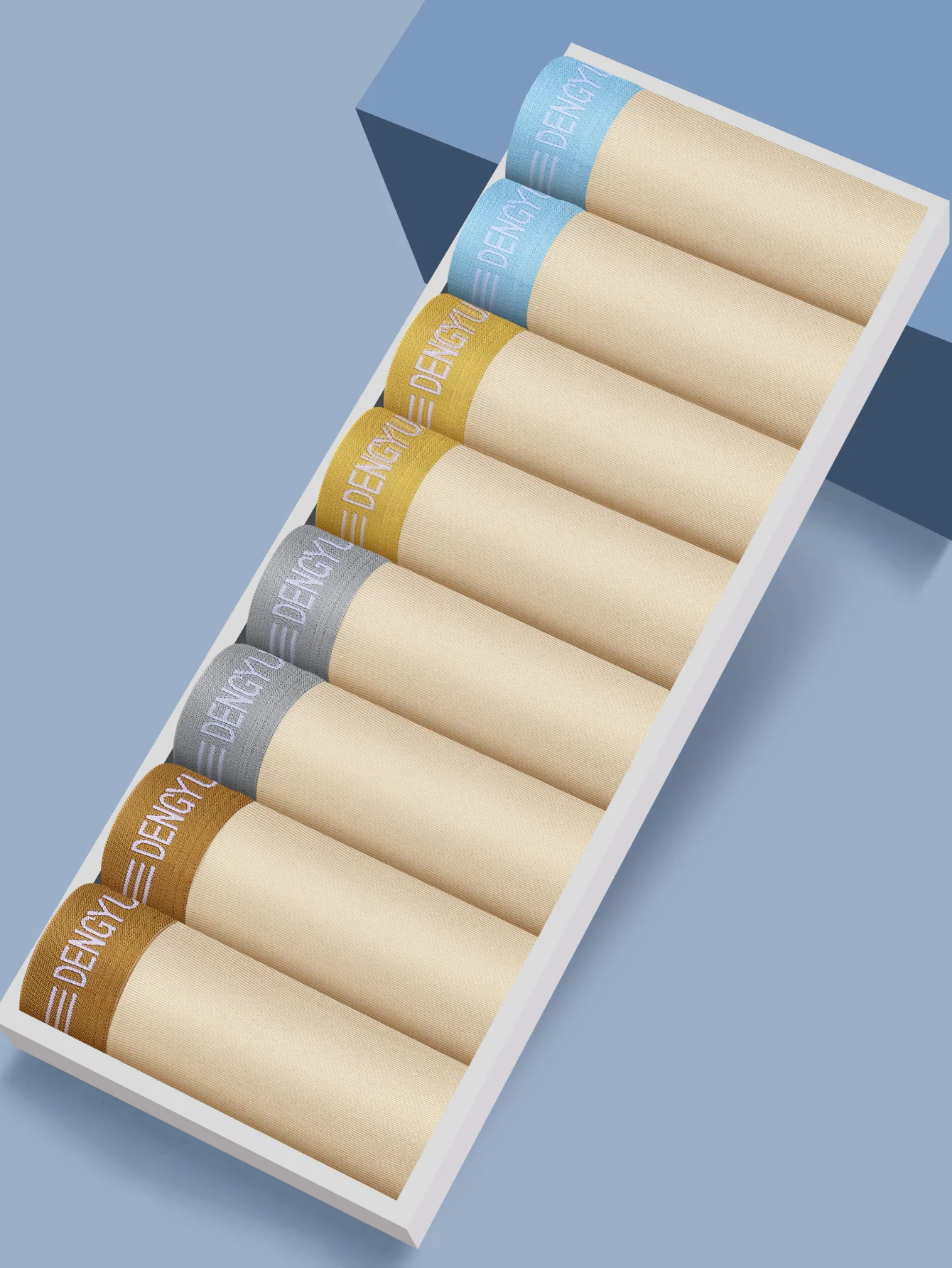 

8PCS/piece 95% Cotton Breathable Antibacterial men's Panties Comfortable Soft Lingerie High Elastic Waistband men Underwear