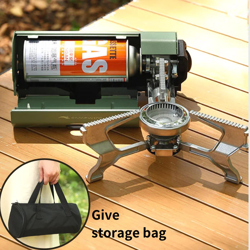 

Camping Folding Cassette Stove Portable Gas Stove Picnic Fishing Outdoor Camping Accessories Hot Pot Tea Cooker Camping Cookware