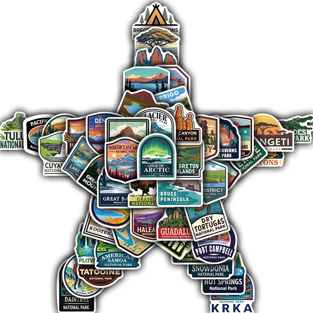 

50/100 шт. винтажные наклейки в стиле парка Harajuku, скрапбукинг, эстетический забавный кофейный скейтборд, студенческая стена, мультяшный декор для кафе, комнаты