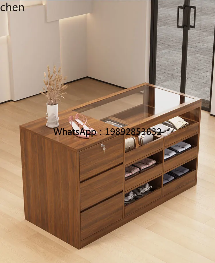 ii  clothing store Nakajima cabinet flowing water checkout page ornament jewelry display cabinet with glass