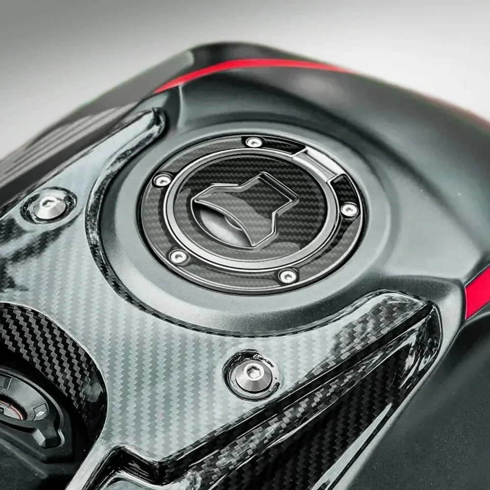 دراجة نارية خزان الوقود وسادة غطاء زيت الغاز حامي ملصق ل اعتراضية اعتراضية ديلوكس VFR800F VFR800FD 2014-2015 #3