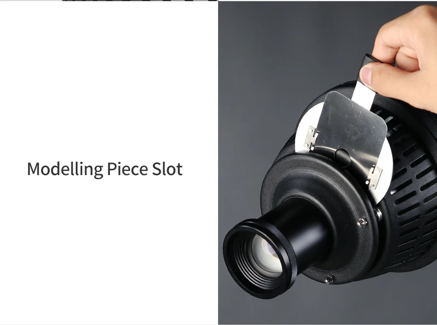 Ambitful AL20 Fotografie-Projektor-Aufsatz, Scheinwerfer, konischer Snoot, optischer Kondensator für Mini Bowens Godox Zhiyun INKEE – Detail 39