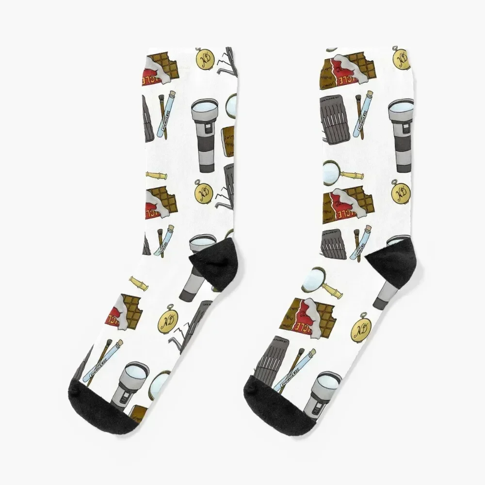 

Detective Kit Socks retro hiphop custom anti-slip Luxury Woman Socks Men's