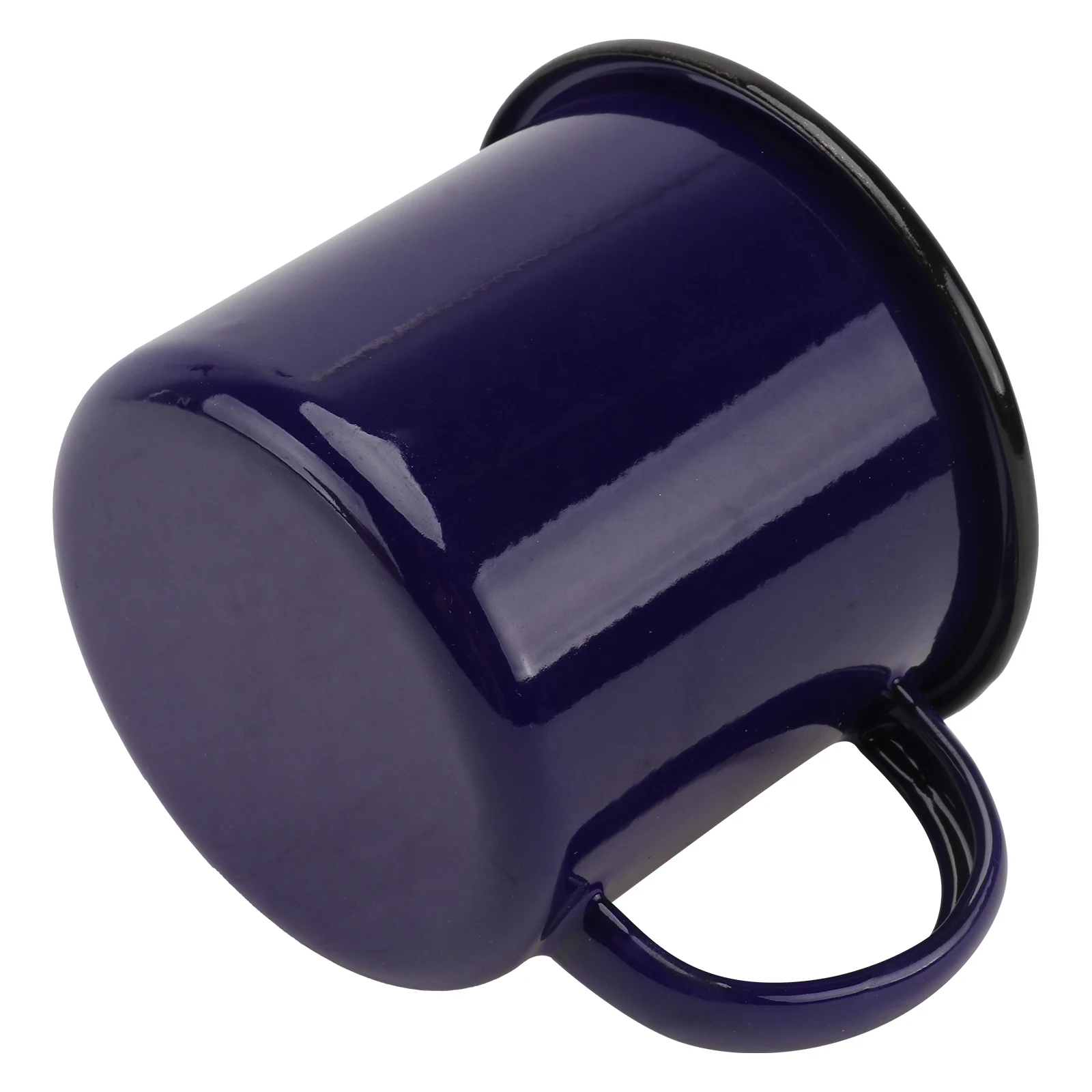 

8cm Enamel Coffee Cup 350ml Thick Metal Home Drinkware Creative Gift Birthday Water Cup Christmas