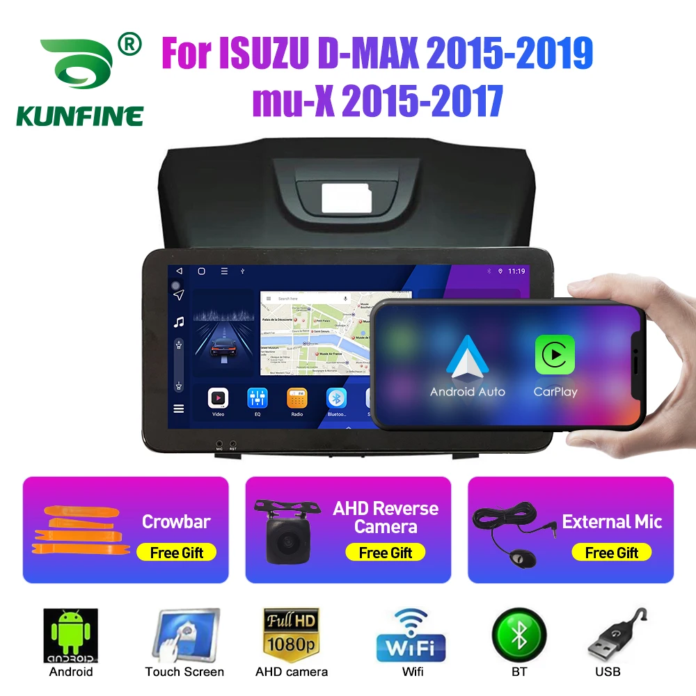 

10,33-дюймовый автомобильный радиоприемник для ISUZU D-MAX 2015-19 mu-X 2015-17 2Din Android Автомобильная стерео DVD GPS-навигация Плеер QLED Экран Carplay