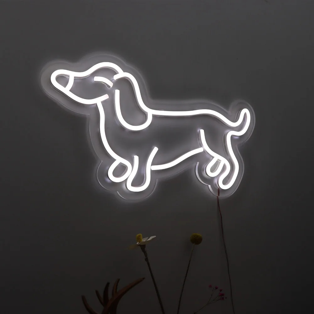 dog neon sign flexible neon sign for animal shop kids room led neon sign flex neon