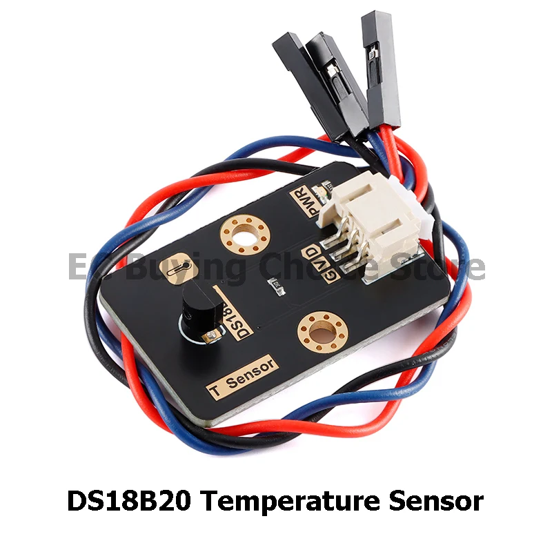 Módulo de Sensor de temperatura Digital DS18B20 T, interfaz de PH2.0-3p de comunicación de un solo bus de 3,3/5V para Arduino Stm32 ESP32, 2 uds./1 ud.