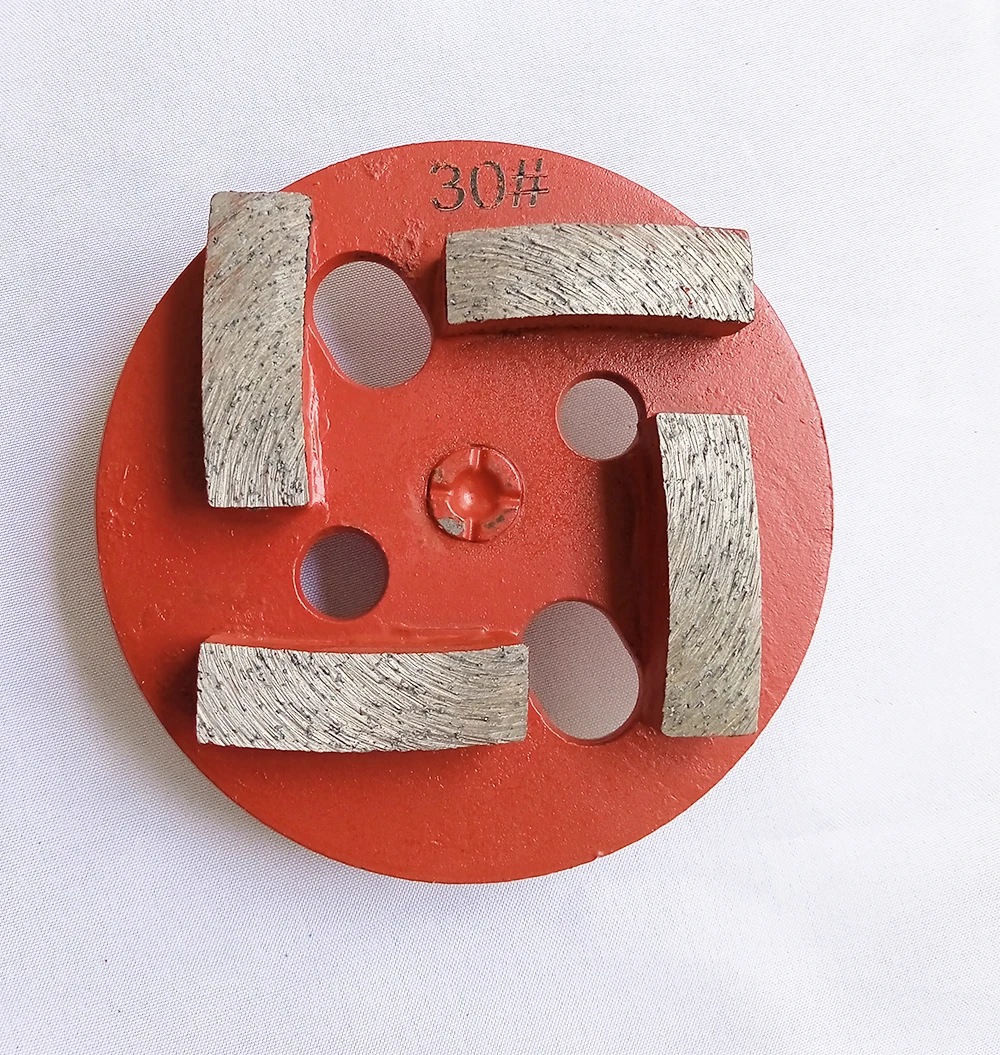 Sintered Diamond Segment Metal Grinding Cup Disc Block Wheel Abrasive Pad For Epoxy Solidified Concrete Stone Floor