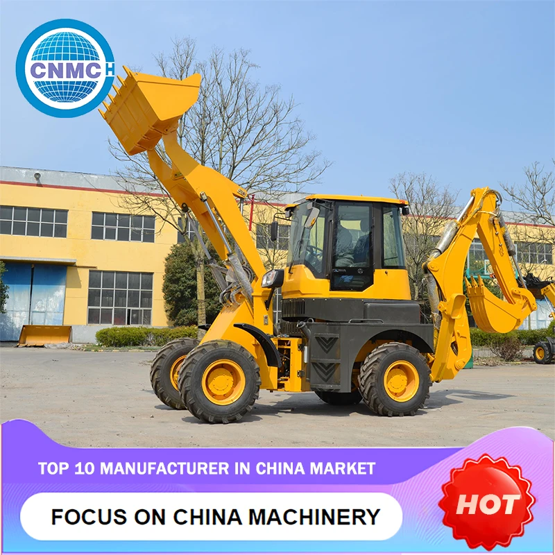

Telescopic Wheel Loader Excavator Made in China 4x4 Backhoe Loader EPA Certification Garden Multifunctional Easy to Operate