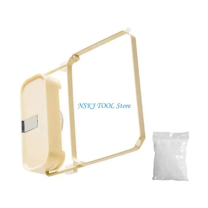 L8RC Suction Cup Sink Strainer Rack Folding Kitchen Sink Strainer with 100Pcs Filter Mesh Bags Sink Filter Holder Enduring