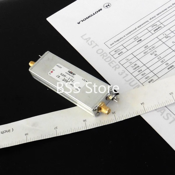 KAM-201 10~2000MHz RF Microwave Voltage Controlled Amplifier VGA Variable Gain Amplifier Module Sensor