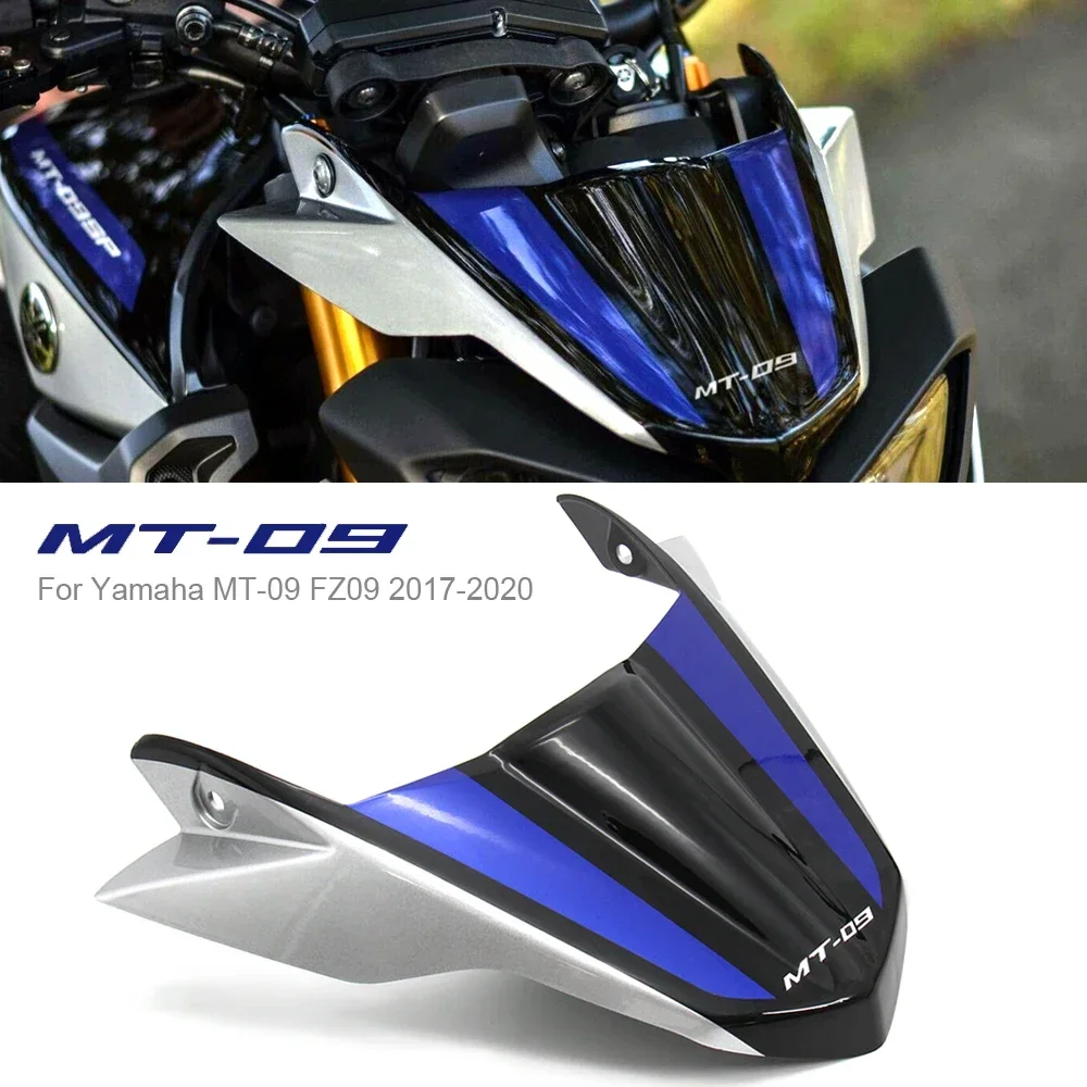 

FOR YAMAHA MT-09 MT09 FZ09 Motorcycle Accessories Front Windshield Windscreen Airflow Wind Deflector 2017 2018 2019 2020