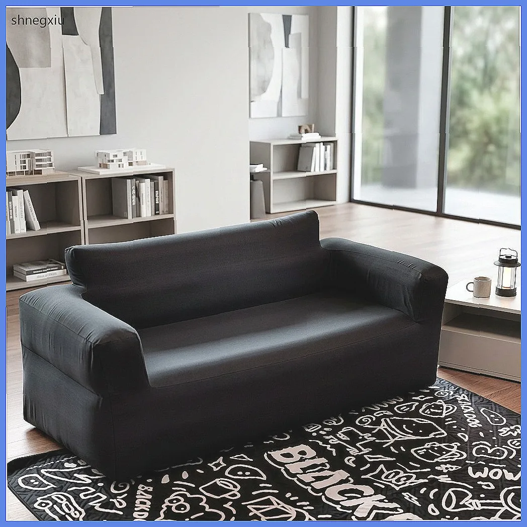 Portable Inflatable Couch with Built-in Pump, Air Sofa Bed for Outdoor Indoor, Home Backyard Camping Furniture