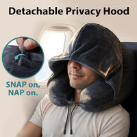 Portable Travel Pillow Inflatable Neck Pillow for Traveling Car Home Flight Pillow for Sleeping Provide Head Neck Support Rest