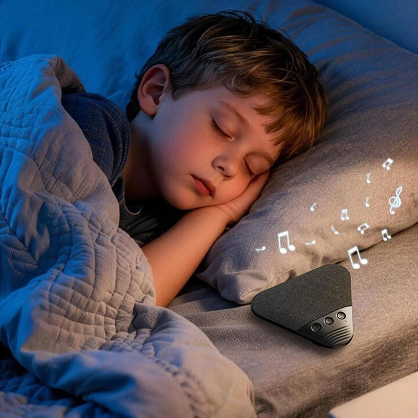 Pillow Speaker Mini Portable White Noise Nighttime Aid Sleep Pillow Speaker for Adults Women Men Kids Children Friends Family