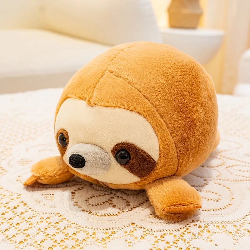Sloth Nine Tailed Fox Pufferfish Electric Jumping Ball Stuffed Plush Toys Cute Animal Music Toys Enlightenment Gifts