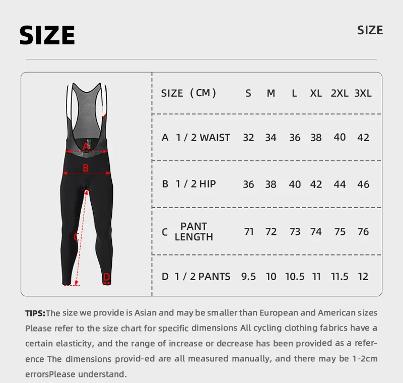 YKYWBIKE Herren-Radsportbekleidung Winter 10-20 ° C Fahrrad-Sets Rennrad-Latzhose Anzug Langarm-Radtrikot Kleidung – Detail 2
