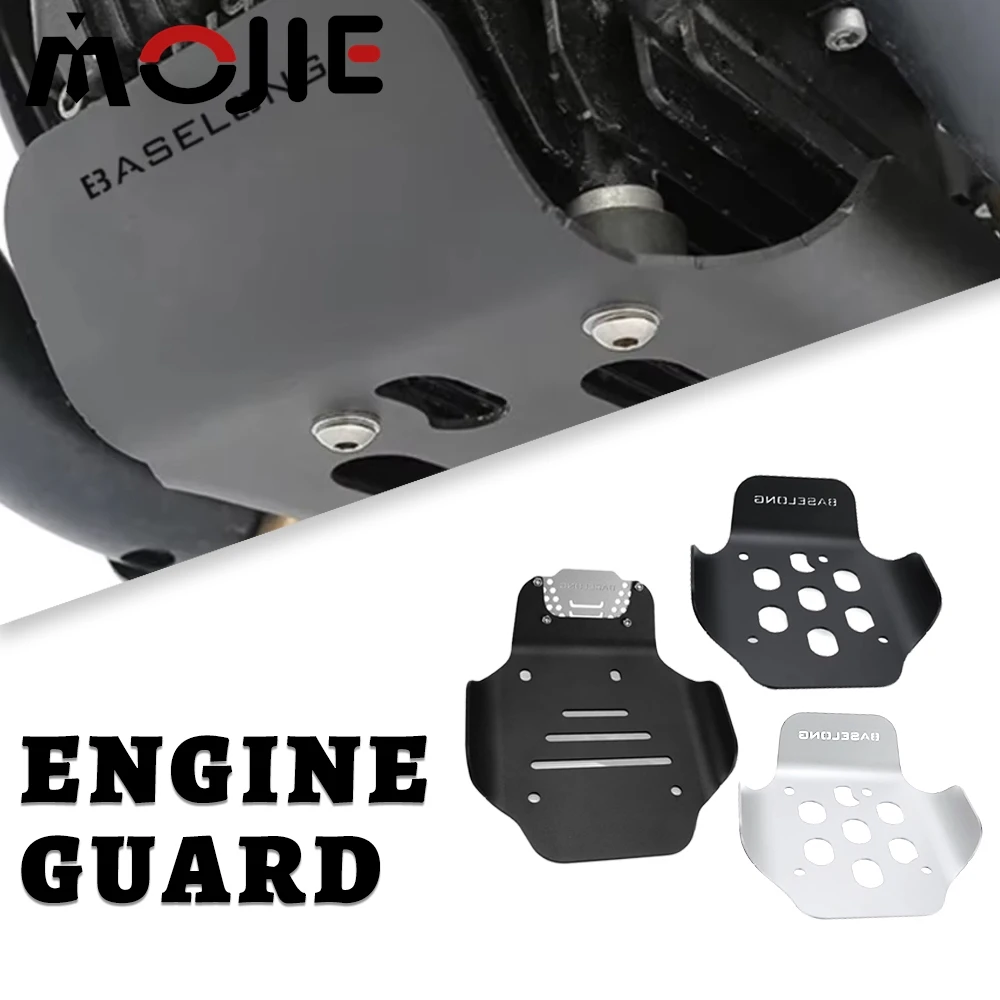 Engine Bottom Cover Bumper Guard Skid Plate For Moto Guzzi V7 Stone Special Custom Classic Stornello Centenario V9 Bobber Roamer