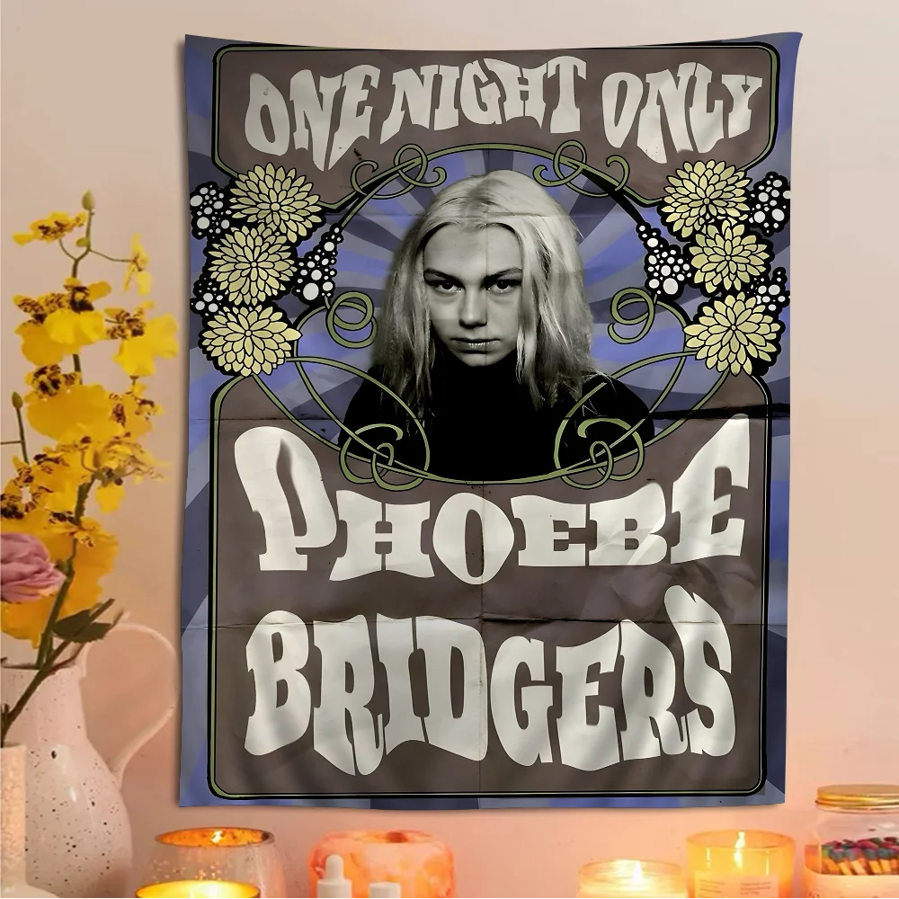 Singer Phoebe Bridgers Music Album Hot Songs Anime Posters Sticky Decoracion Painting Wall Art White Kraft Paper Wall Decor