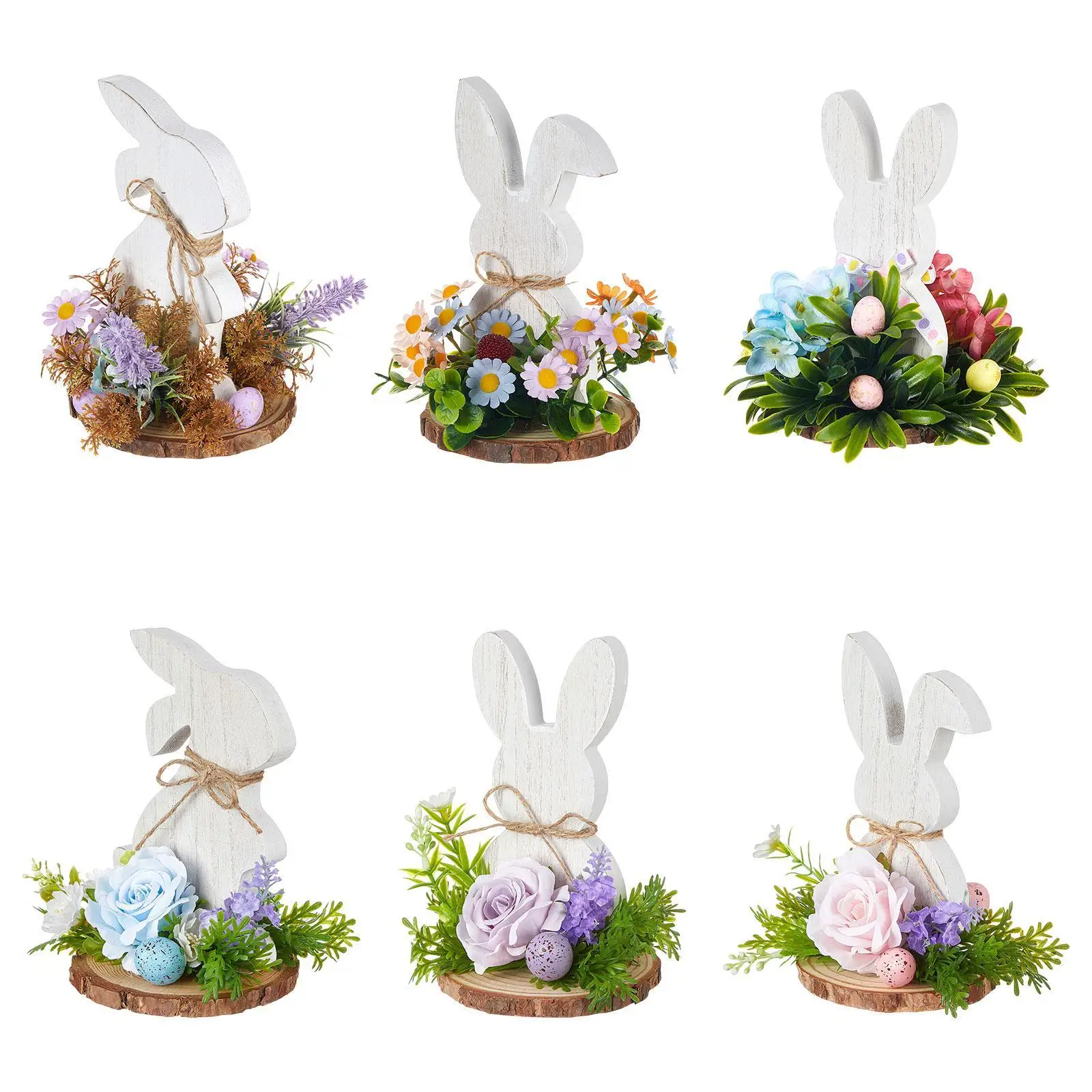 

Фигурка животного, подарок на день рождения, статуя пасхального кролика для кабинета, камина, стола