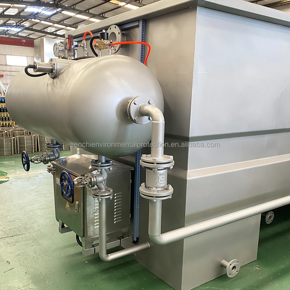 ODM OEM Nuovo sistema di riciclaggio dell'acqua Sistema di galleggiamento dell'aria disciolta Pretrattamento delle acque reflue Rimozione TSS