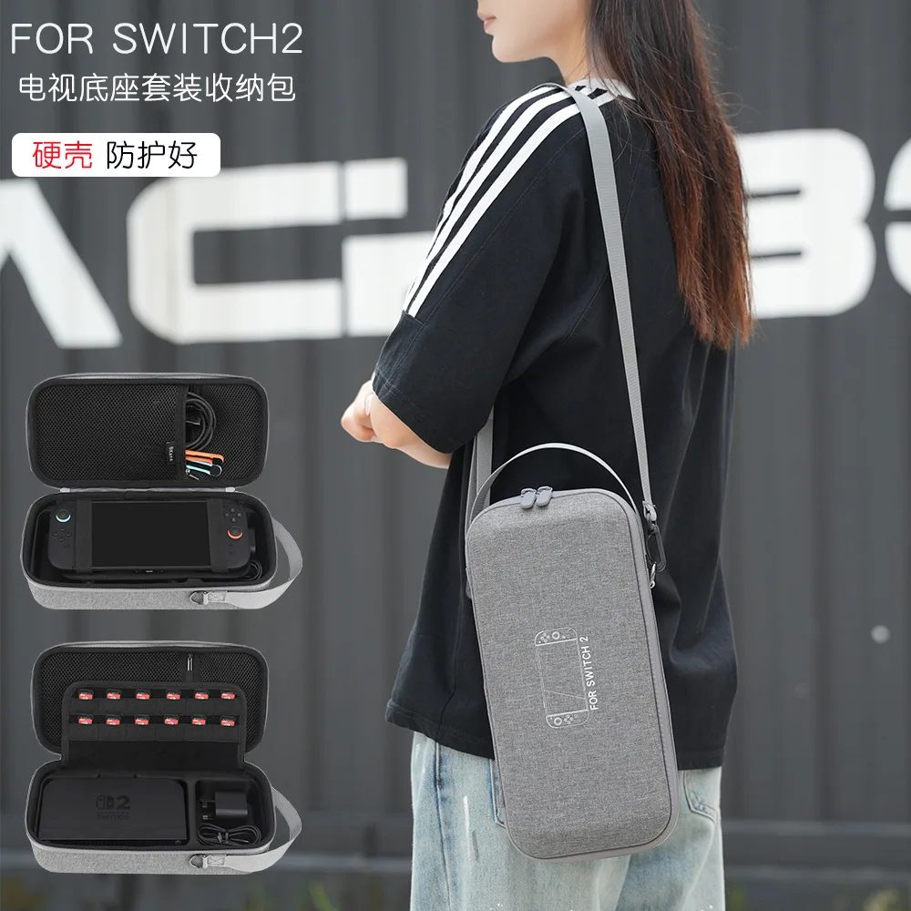 

Чехол для Nintendo SWITCH 2, сумка для хранения, рюкзак на плечо, жесткий чехол из ЭВА, дорожная защитная коробка