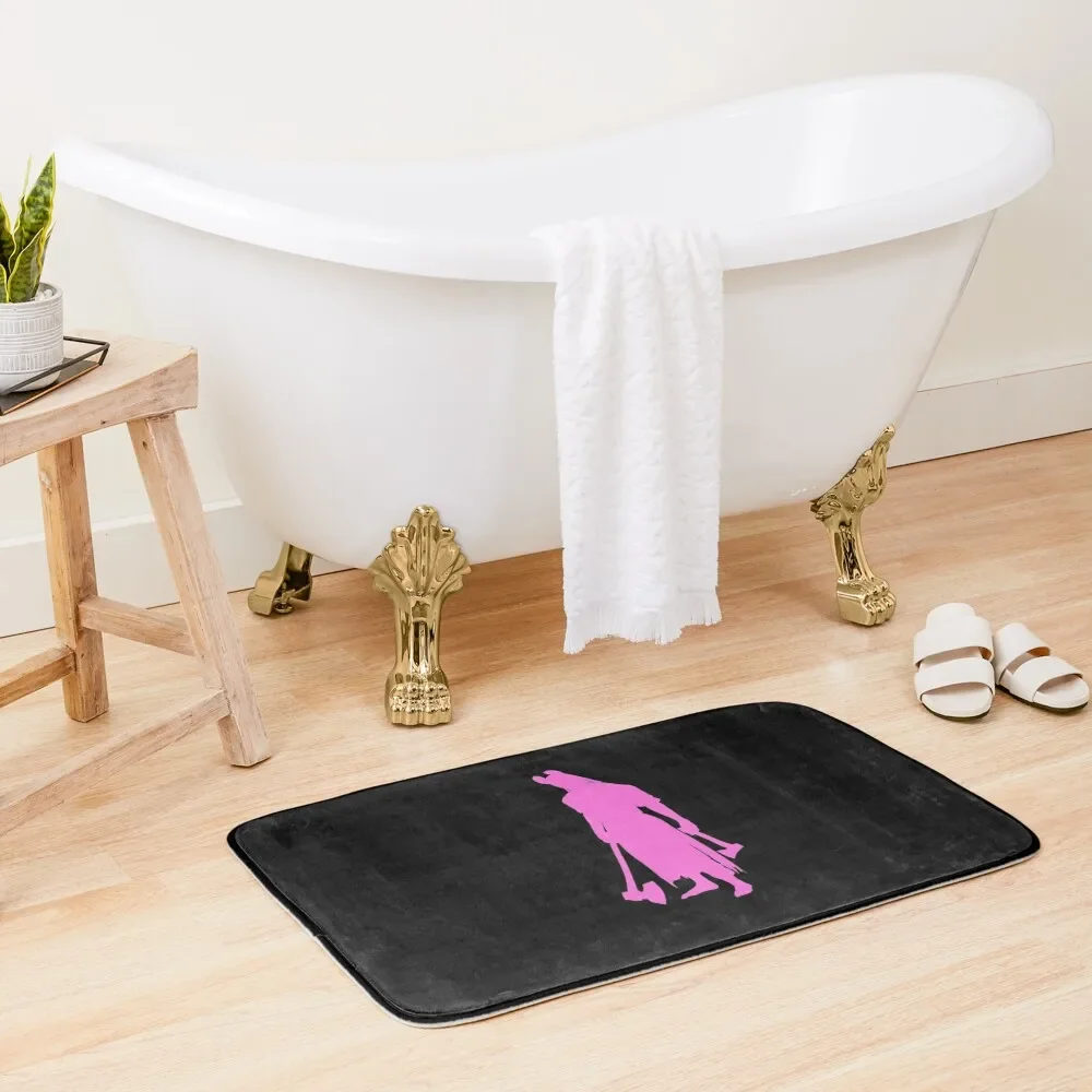 

Pink Hunty Silhouette Bath Mat Hallways DoorEntrance Door Mat