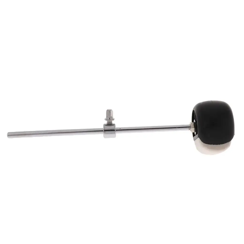 Drum Hammer Stainless Steel Handle Beater Percussion Parts for Music Performance