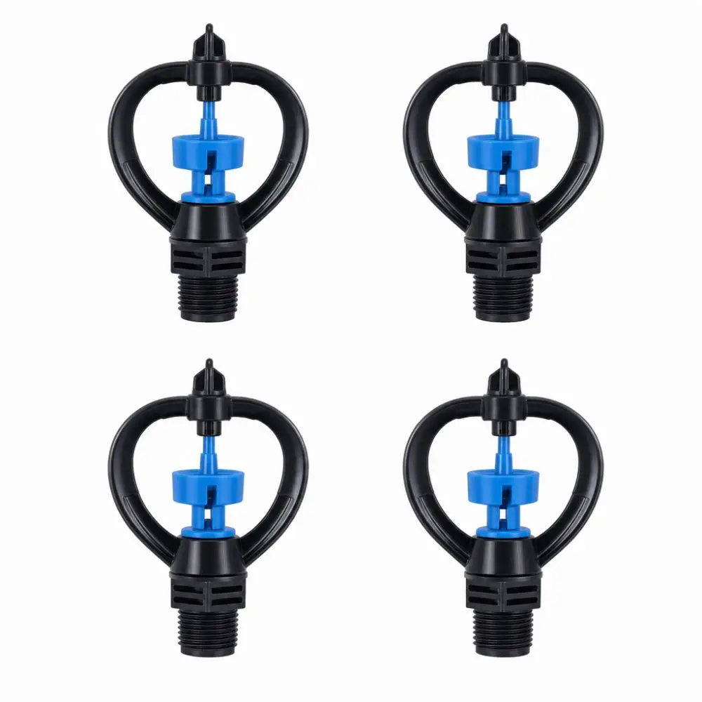 15 Stück Rasensprinklerdüsen aus technischem Kunststoff, 360-Grad-Automatikrotation, Rotationssprinkler, G1/2-Außengewinde, einfach zu installieren – Detail 5