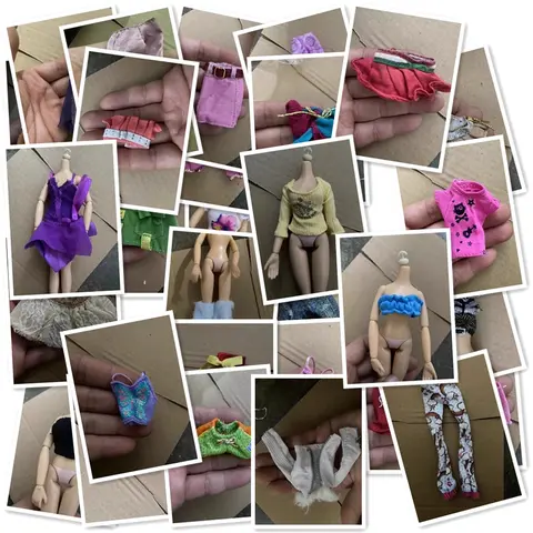 30cm Monstering High Doll for Bratzes doll Dressing Soft Casual Wear Handmade Clothes Outfit Clothing Girl Toys set 3